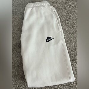 Men’s Nike White Sweatpants